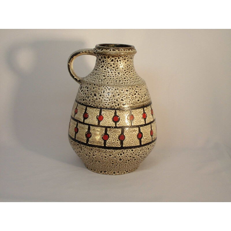 Vintage ceramic jug, West Germany 1960s
