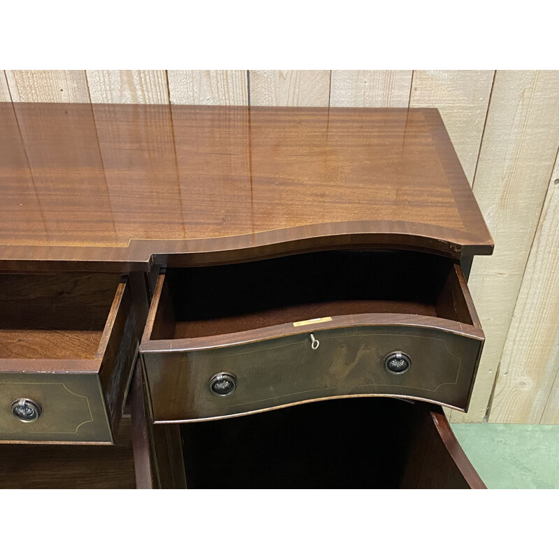 Vintage mahogany sideboard, England 1950