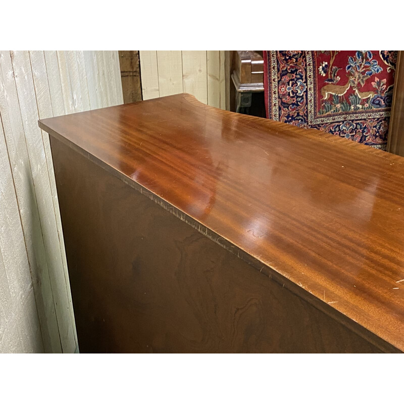 Vintage mahogany sideboard, England 1950