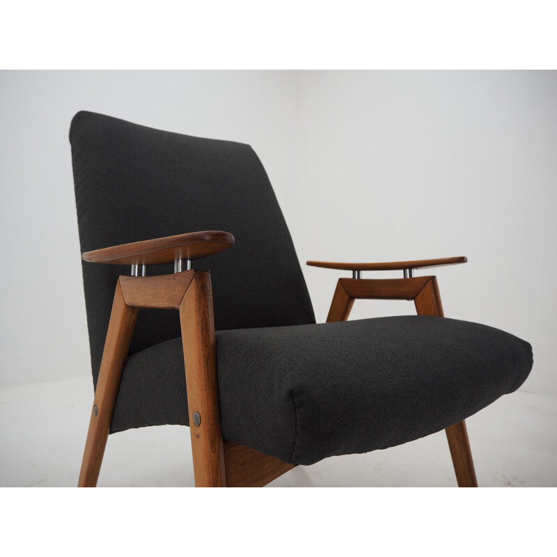 Pair of Midcentury Armchairs, Czechoslovakia 1960s