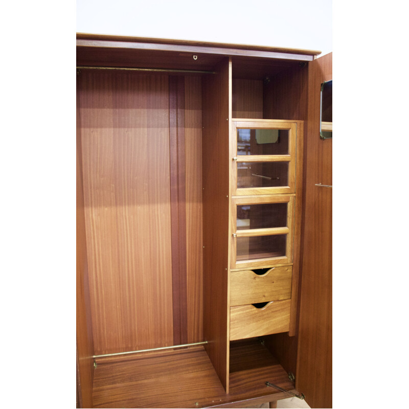 Vintage Teak Wardrobe from Butilux, UK 1960s