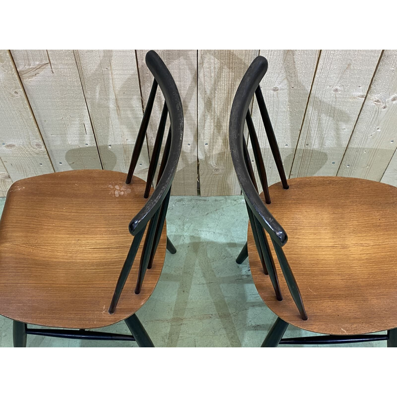 Pair of vintage Tapiovaara chairs 1970s