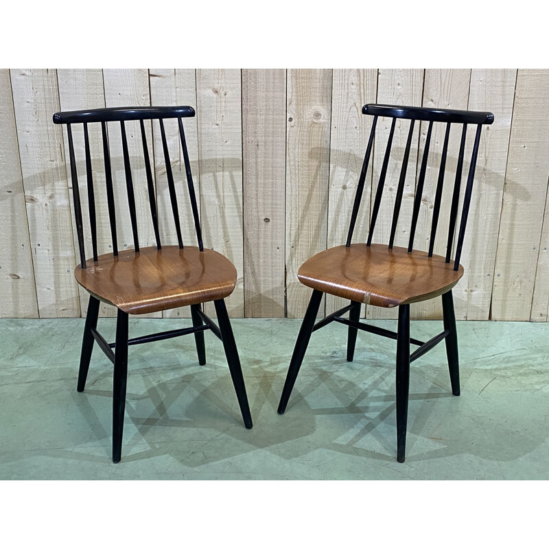 Pair of vintage Tapiovaara chairs 1970s