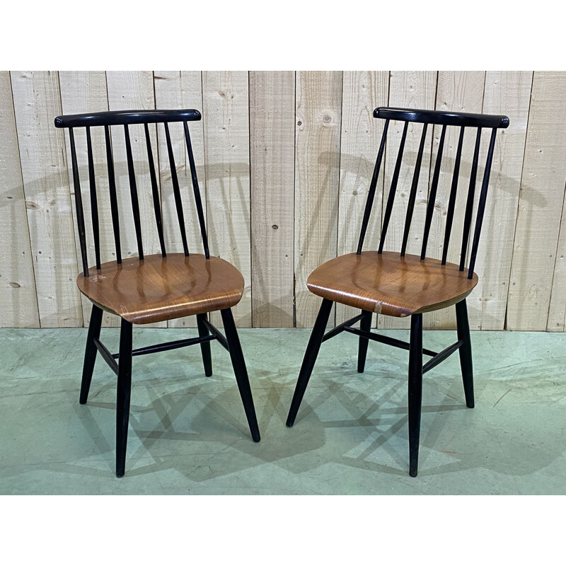 Paire de chaises vintage Tapiovaara 1970