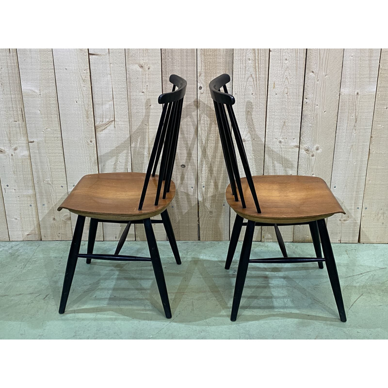 Pair of vintage Tapiovaara chairs 1970s