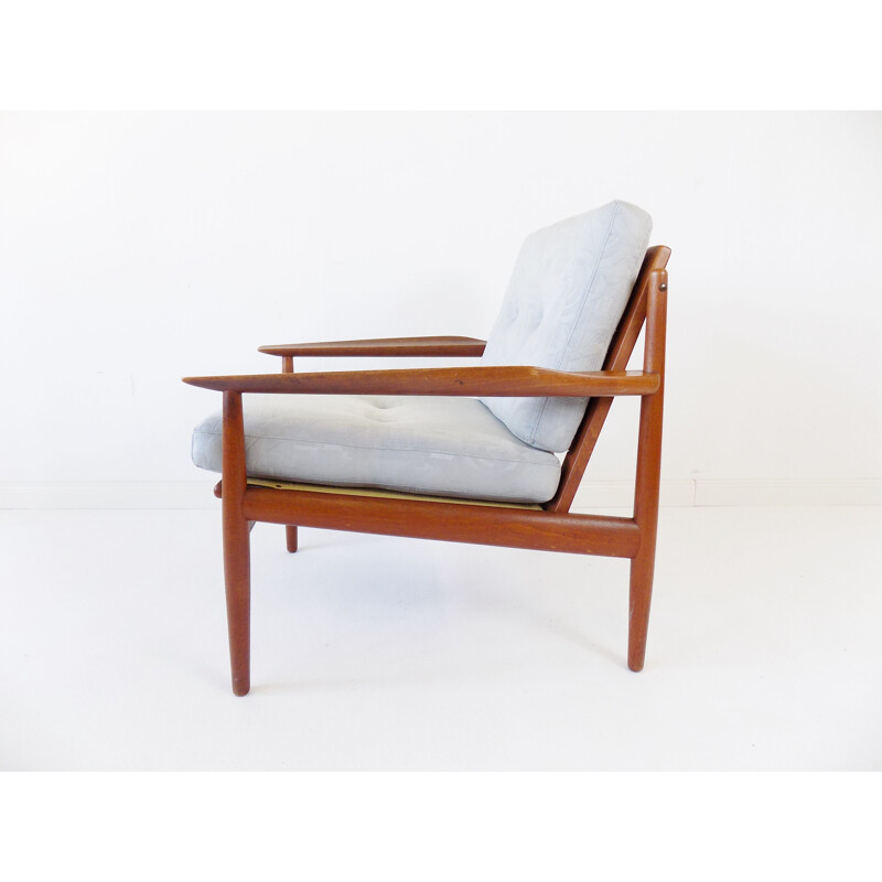 Vintage Glostrup teak chair Easychair by Arne Vodder 1960s