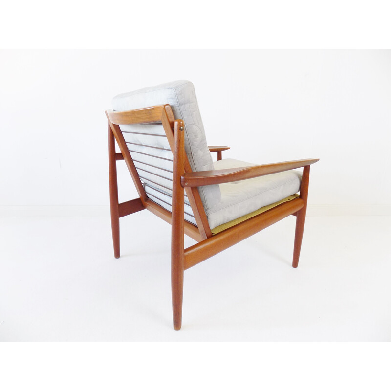 Vintage Glostrup teak chair Easychair by Arne Vodder 1960s