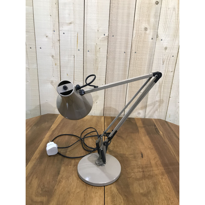 Vintage articulated desk lamp, English 1970s