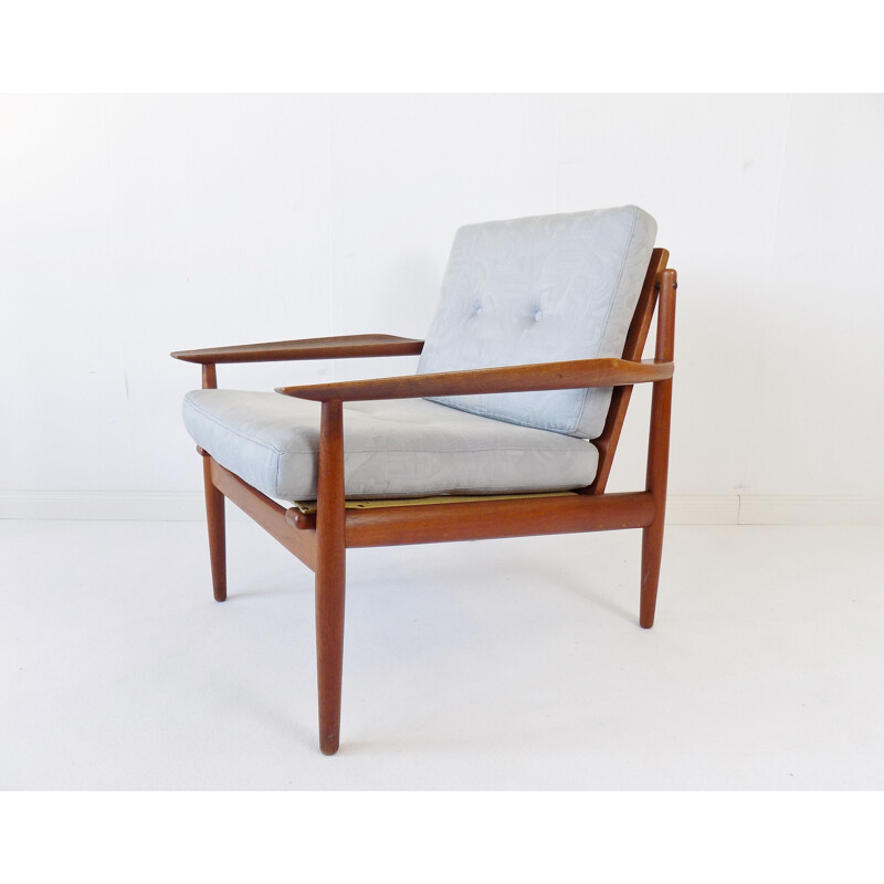 Vintage Glostrup teak chair Easychair by Arne Vodder 1960s