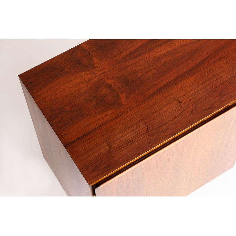 Vintage rosewood highboard Omann Jun, Denmark 1960