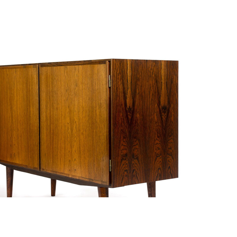 Vintage rosewood highboard Omann Jun, Denmark 1960