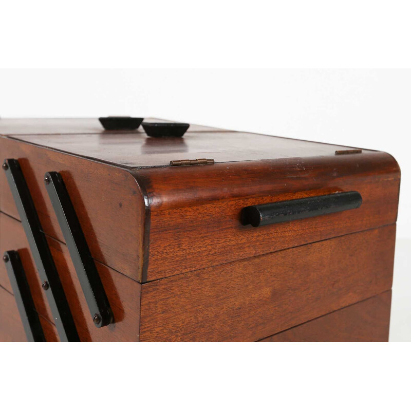 Vintage sewing box  Art Deco 1930s