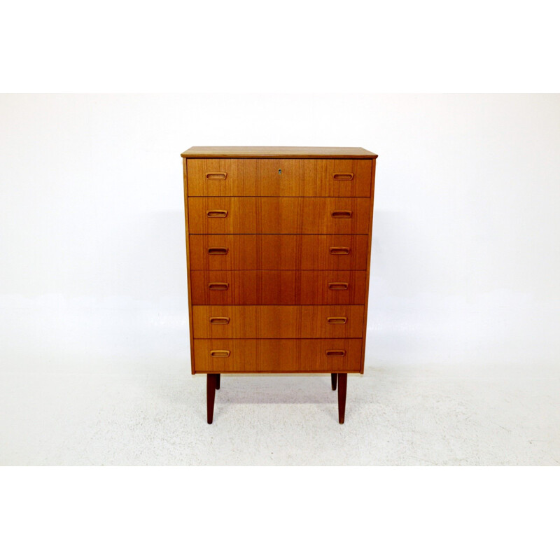 Vintage teak chest of drawers, Denmark 1960s