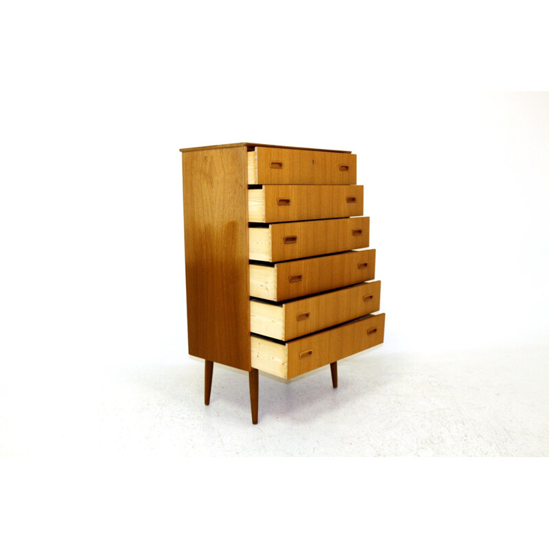 Vintage teak chest of drawers, Denmark 1960s