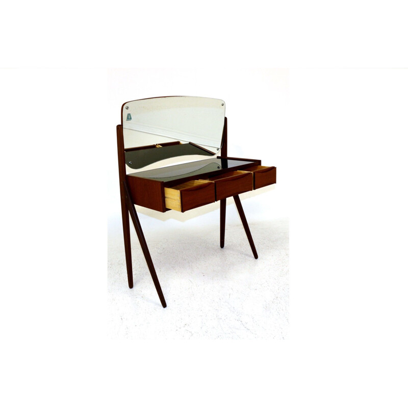 Vintage teak dressing table by Arne Vodder, Denmark 1960