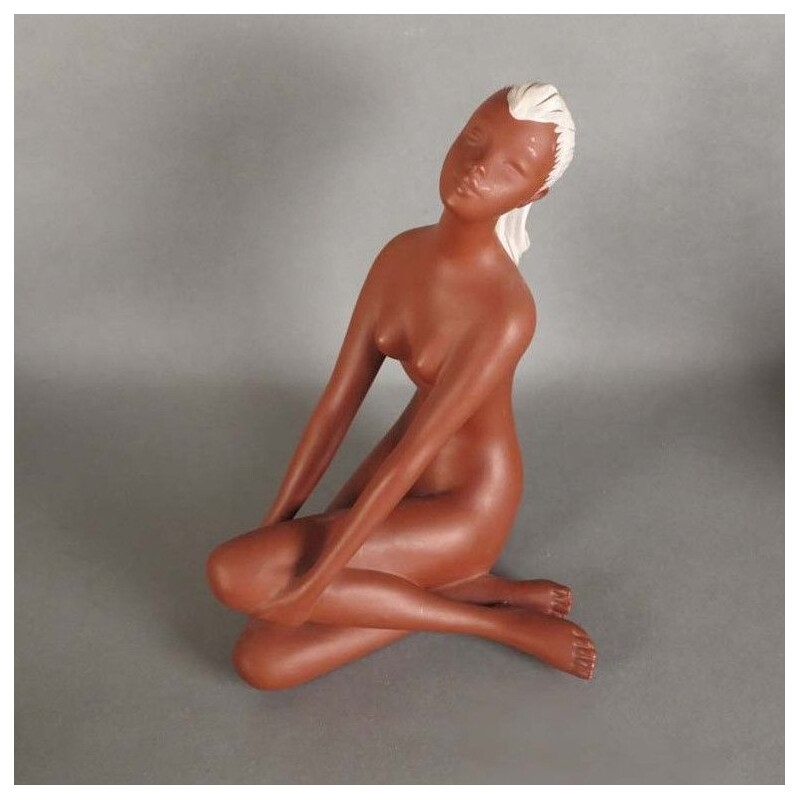 Vintage ceramic figure by Cortendorf, 1950