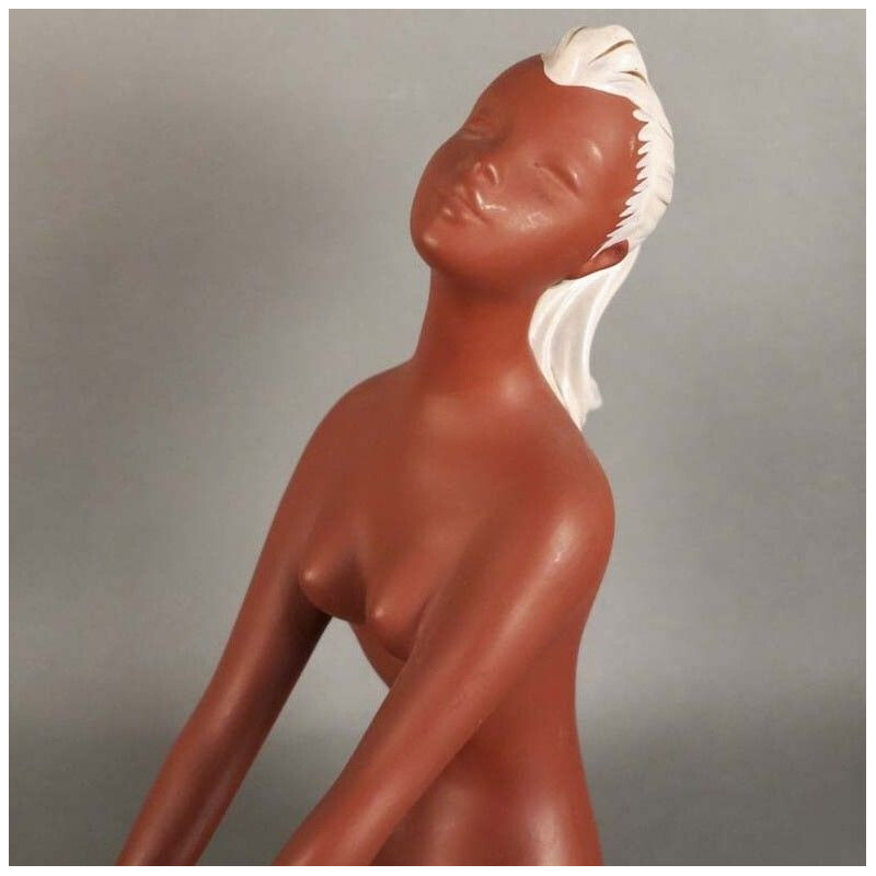 Vintage ceramic figure by Cortendorf, 1950