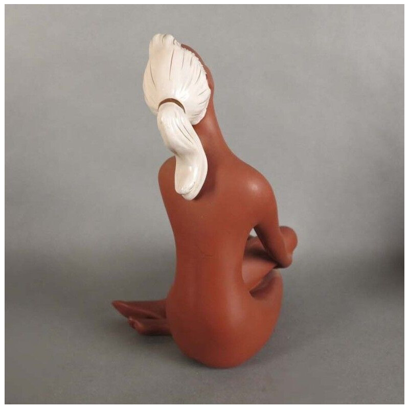 Vintage ceramic figure by Cortendorf, 1950