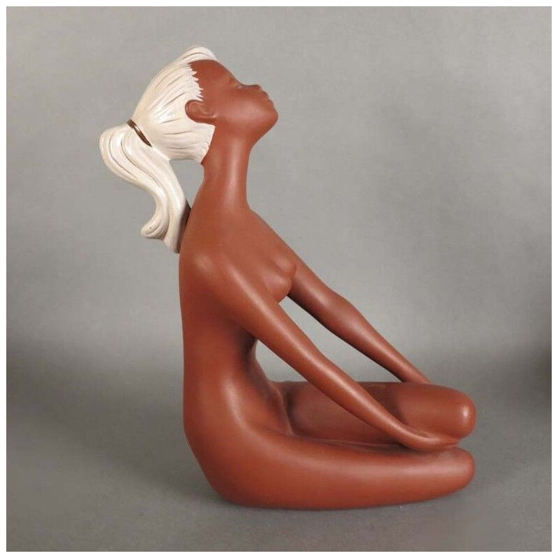 Vintage ceramic figure by Cortendorf, 1950