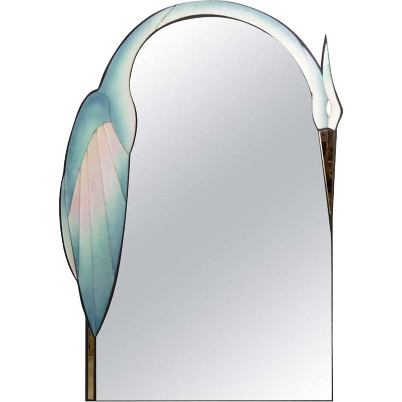 Vintage mirror by David Marshall 1990s