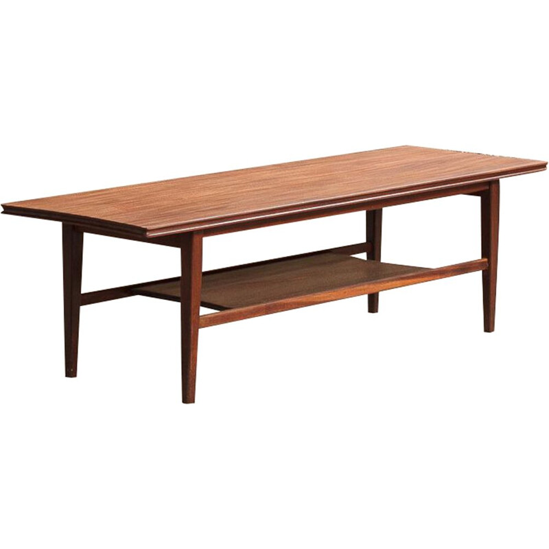 Vintage teak coffee table, scandinavian 1960s