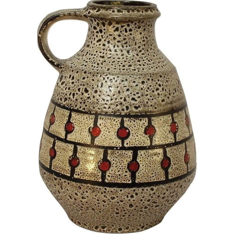 Vintage ceramic jug, West Germany 1960s