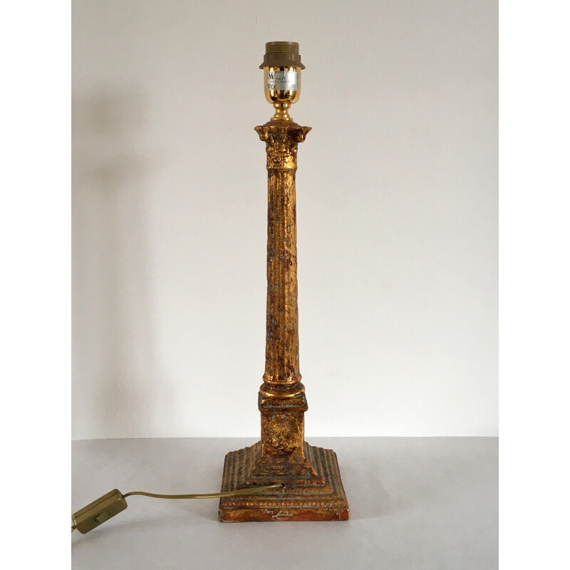 Lampe vintage en céramique de Paolo Marioni, Italie