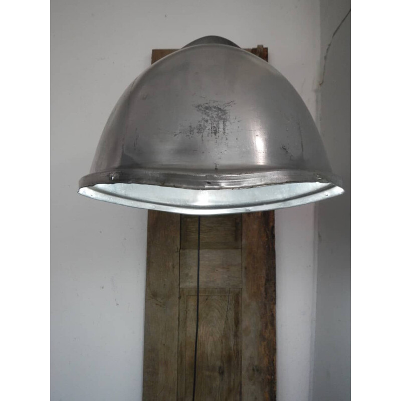 Vintage aluminum roadside wall lamp, 1970