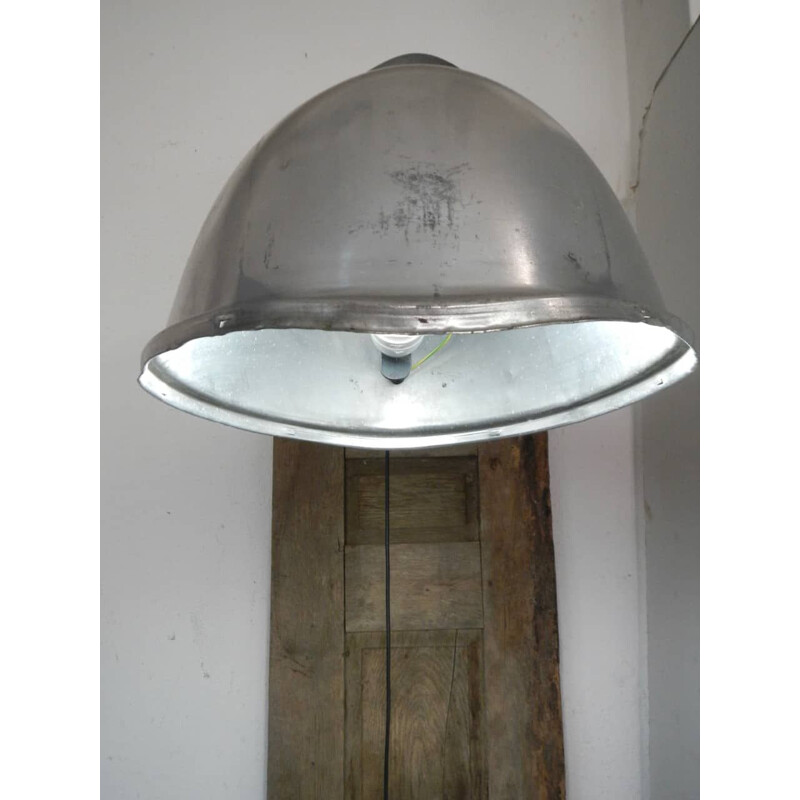 Vintage aluminum roadside wall lamp, 1970