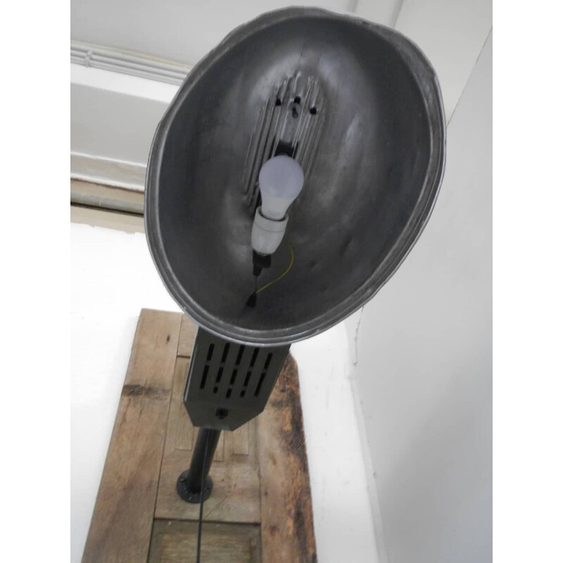 Vintage aluminum roadside wall lamp, 1970