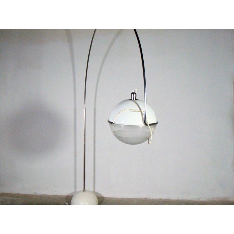 Lámpara de pie Guzzini vintage de Fabio Lenci