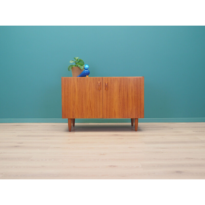 Vintage teak highboard, Denmark 1970