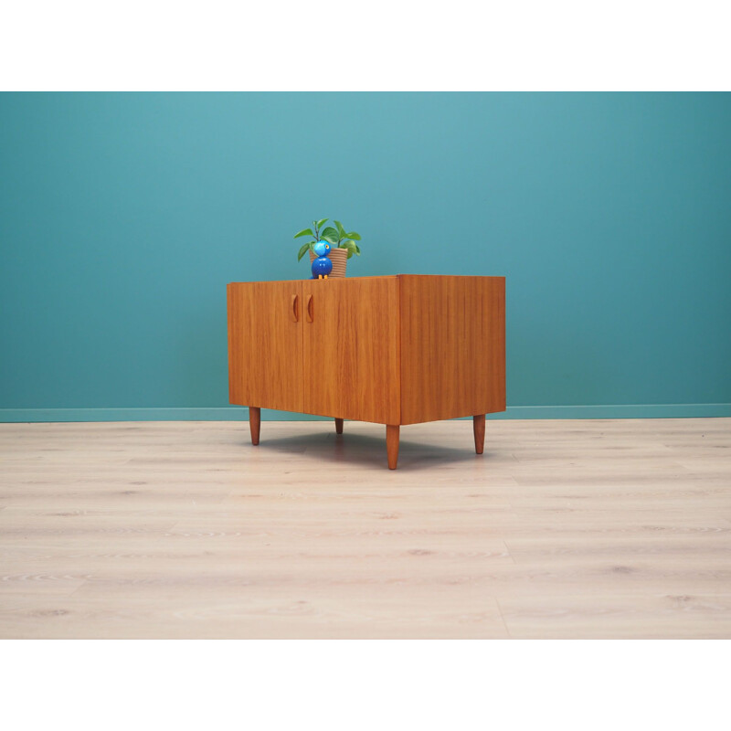 Vintage teak highboard, Denmark 1970