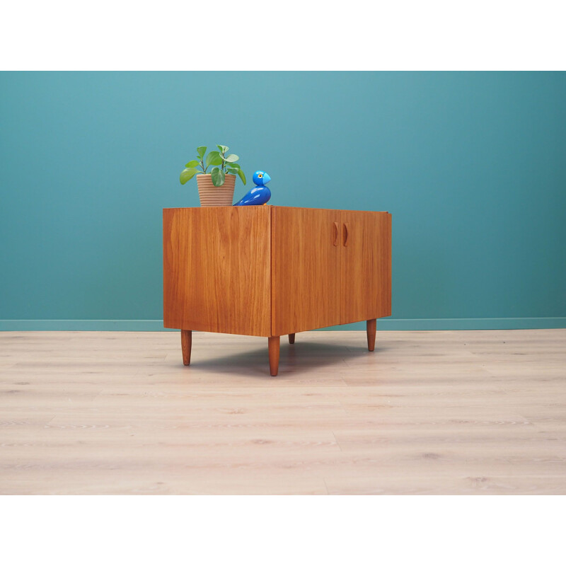 Vintage teak highboard, Denmark 1970