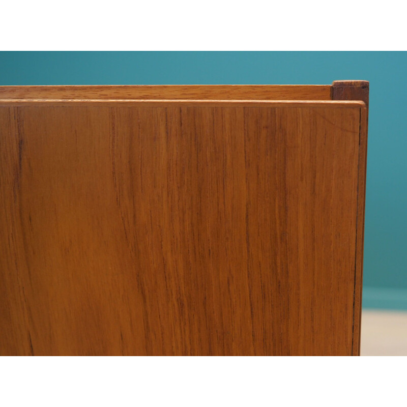 Vintage teak highboard, Denmark 1970