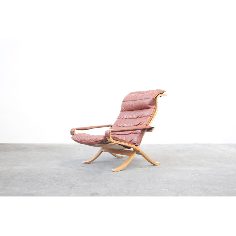 Fauteuil lounge vintage d'Ingmar Relling pour Westnofa 1960