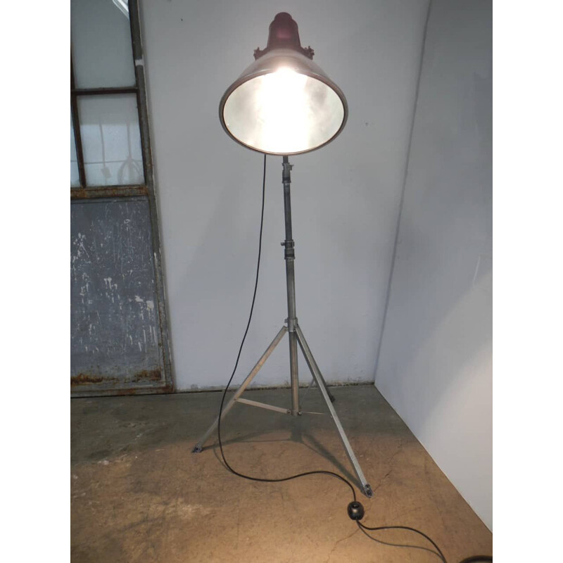 Vintage industriële vloerlamp 1970