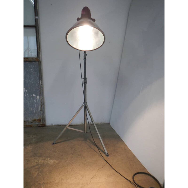 Vintage industrial floor lamp 1970