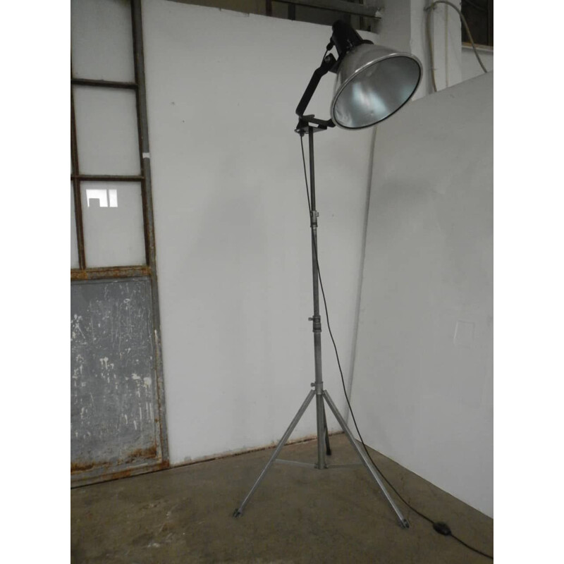 Vintage industrial floor lamp 1970