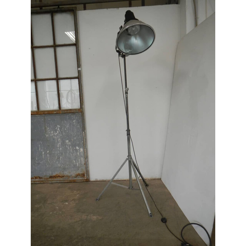 Vintage industrial floor lamp 1970