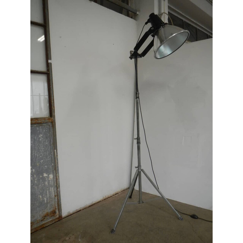 Vintage industrial floor lamp 1970