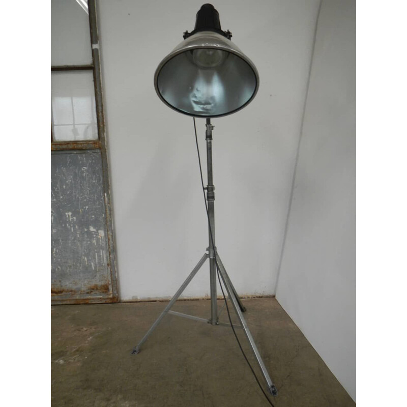 Lámpara de pie industrial vintage 1970