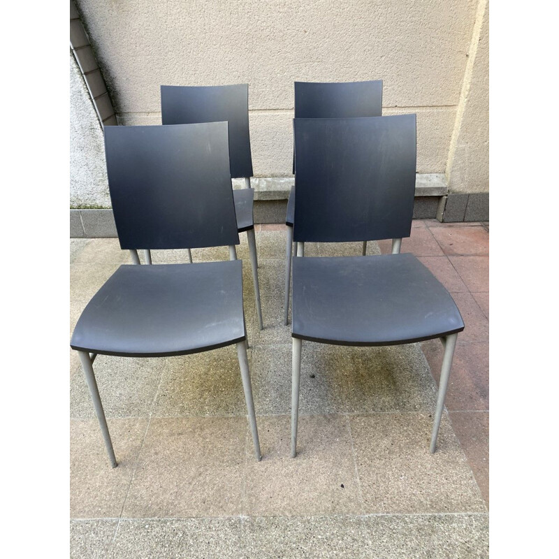 Set of 4 vintage chairs by Philippe Starck 1990