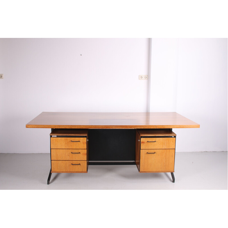 Vintage rosewood desk by Friso Kramer & Coen de Vries 1960