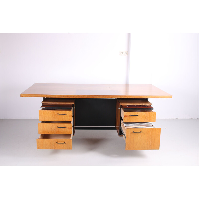 Vintage rosewood desk by Friso Kramer & Coen de Vries 1960