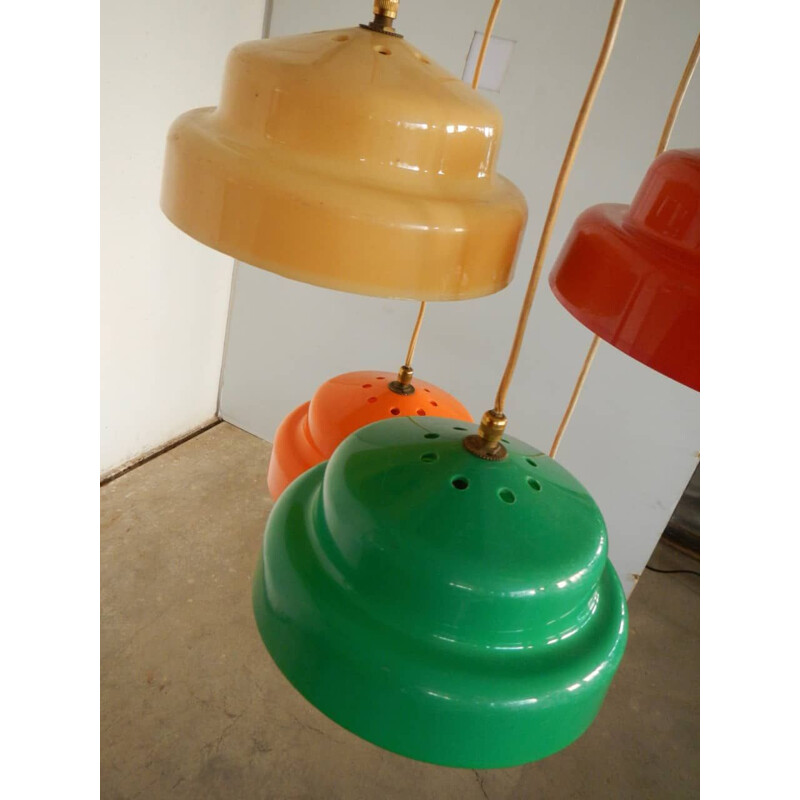 Vintage plastic chandelier 1950