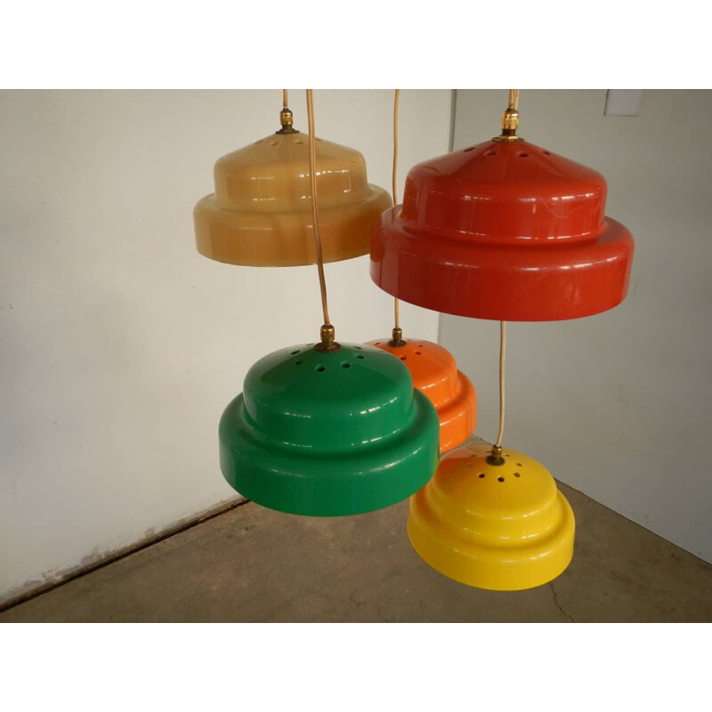 Vintage plastic chandelier 1950