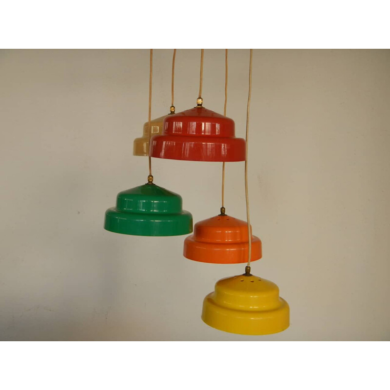 Vintage plastic chandelier 1950