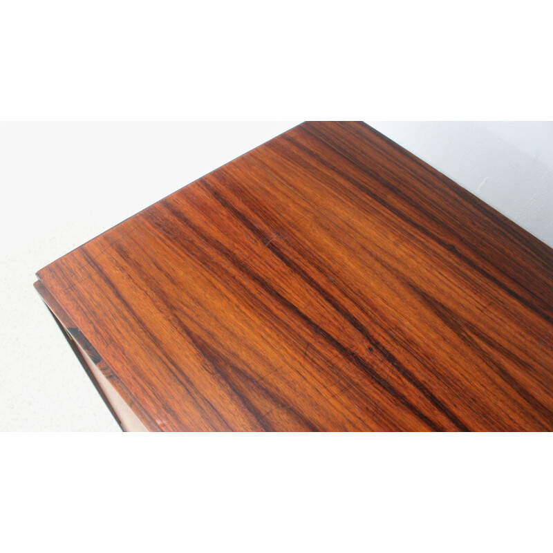 Vintage modular rosewood highboard by Mobili Besana 1960