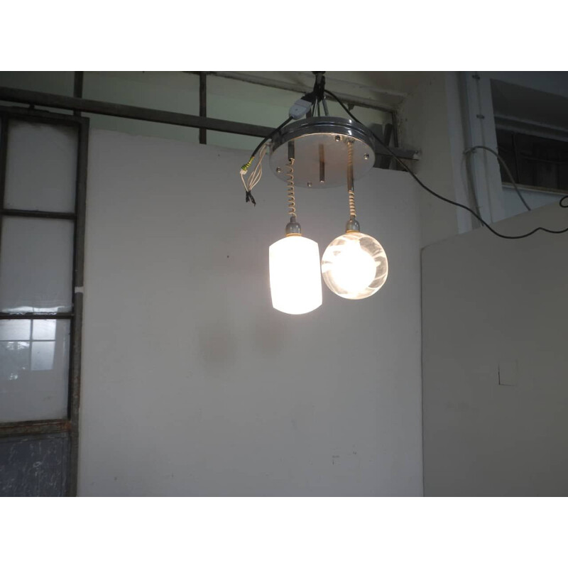 Lampada da soffitto vintage di Murano - V0574E 1970